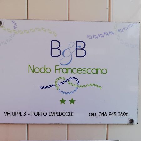 B&B Nodo Francescano Порт-Эмпедокле Экстерьер фото